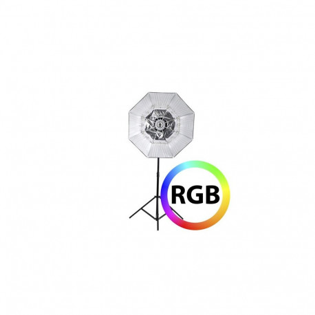 Falcon Eyes RGB LED Lamp RX-782 with Foldable Softbox 100 cm