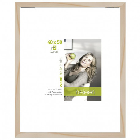 Nielsen Photo Frame 8988023 Apollon Naturel 40x50 / 24x30 cm