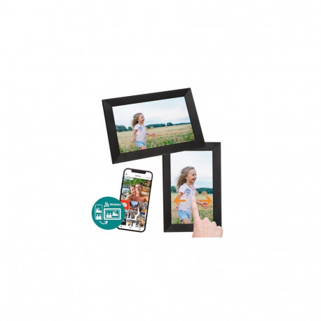 Frameo Digital Photo Frame HF-101B Black 10.1 Inch