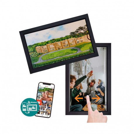 Frameo Digital Photo Frame HF-156B Black 15.6 Inch