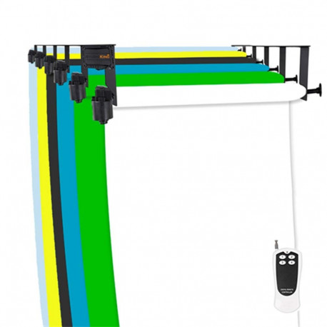 StudioKing background system B-6WE for 6 rolls