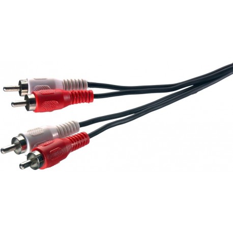 Vivanco kaabel Promostick 2xRCA - 2xRCA 5m (19361)