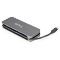 "StarTech Startech USB-C Hub 4Port USB-A 28,5cm Kabel silber"