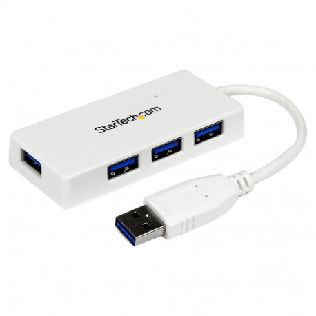"StarTech WHITE 4 PORT MINI USB 3.0 HUB"