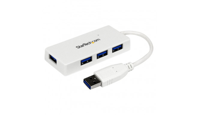 "StarTech WHITE 4 PORT MINI USB 3.0 HUB"