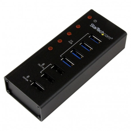 "StarTech 4PT USB3 HUB PLUS 3 CHARGE PTS"