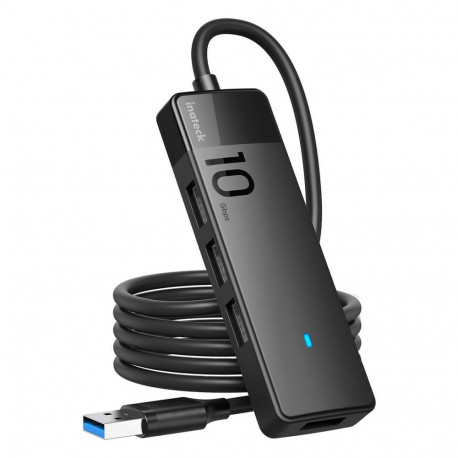 "D inateck USB Hub 1m Kabel, 4 USB-A-Anschlüsse USB 3.2 Gen 2"