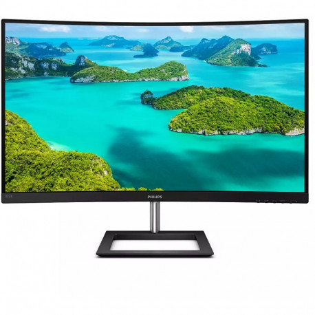 "81,3cm/32'' (1920x1080) Philips E-line 322E1C Curved 16:9 4ms HDMI VGA DisplayPort VESA Full HD Bla