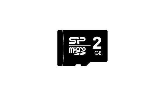 Silicon Power atmiņas karte microSD 2GB + adapteris