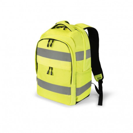 "Dicota Laptop Rucksack HI-VIS 25L bis 39,6cm 15.6"" Gelb"