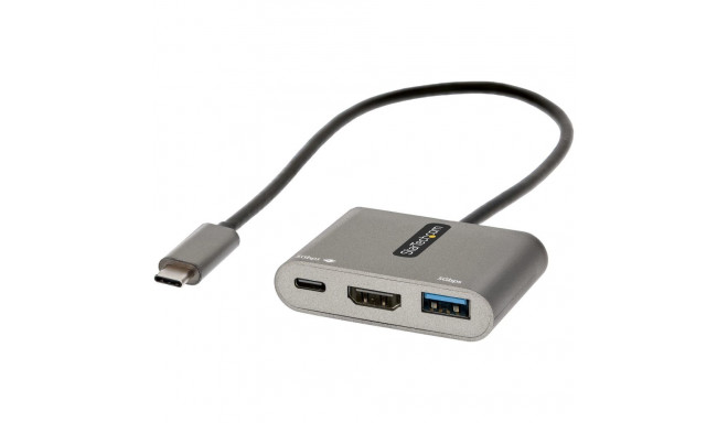 "D StarTech USB C MULTIPORT ADAPTER PD 4K"