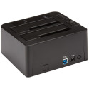 "D StarTech USB 3.1 GEN 2 DUAL-BAY DOCK"