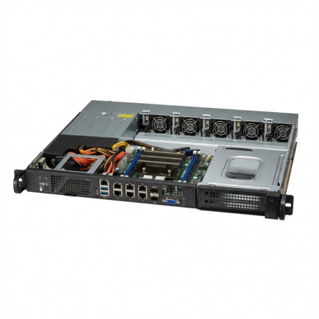 "Barebone Server Supermicro SuperServer 1U Intel Xeon D-2712T (4C/8T) 1,9 GHz SYS-110D-4C-FRDN8TP"