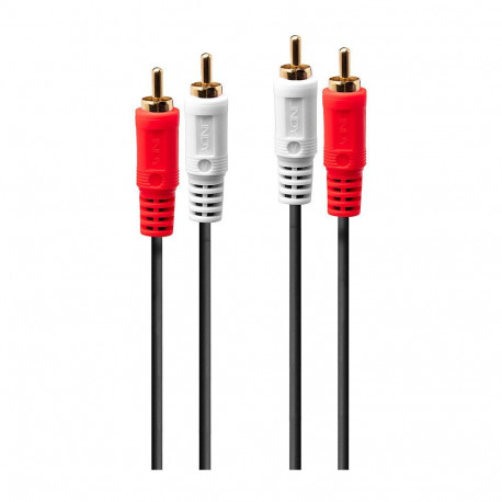 "LINDY Audiokabel Stereo 2xRCA/2xRCA M/M 20m"