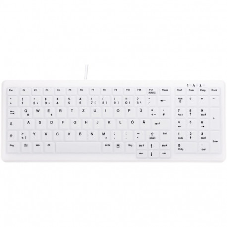 Cherry klaviatuur ACTIVE KEY MTA AK-C7000 juhtmega DE-Layout IP68, valge