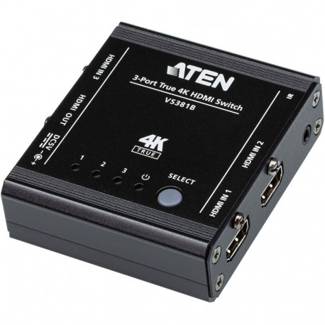 "ATEN VS381B HDMI Switch mit 3 Ports True 4K"
