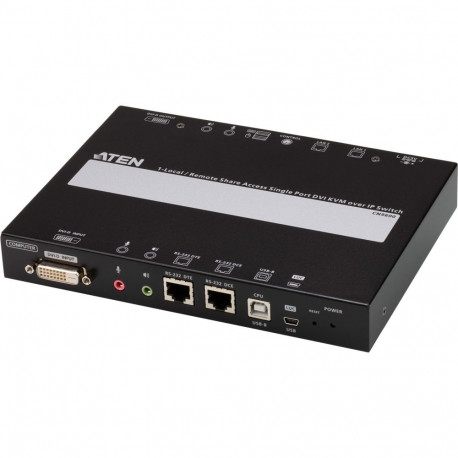 "ATEN CN9600 1-Local-Remote Share Access Einzelport DVI KVM over IP Switch"