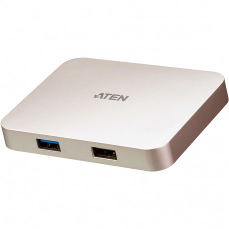 "ATEN UH3235 USB-C 4K Ultra Mini Dock mit Power Passthrough"