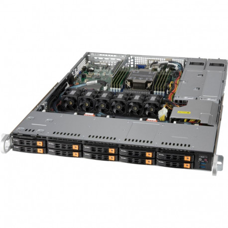 "1HE Supermicro Gehäuse SuperChassis 1U CSE-116AC10-R860CB-N10"