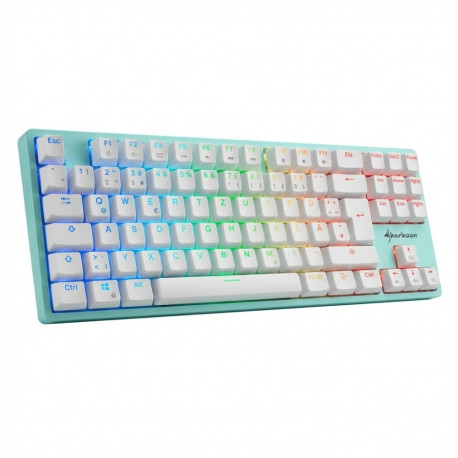 "Sharkoon SKILLER SGK50 S3 Ultimate Rev2 mint blue QWERTZ"