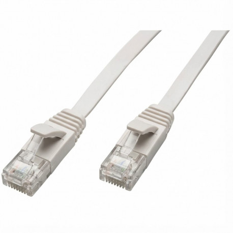 "Captiva Kabel Patchkabel CAT 8 Kabel fr Netzwerk, LAN und Ethernet 5m wei"