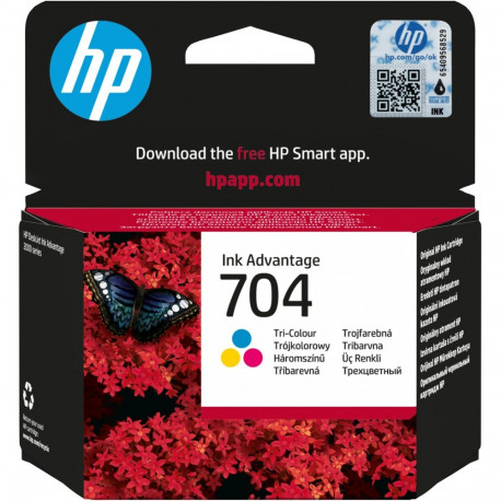 "HP 704 Dreifarbig Tintenpatrone"
