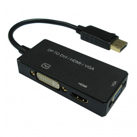 "KABELADPT.DP-HDMI/DVI/VGA ST/BU"
