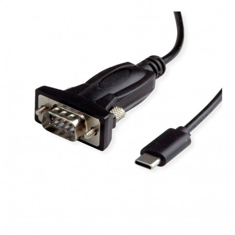 "VALUE USB - Seriell Konverter-Kabel Typ C - RS232 schwarz 1,8m"
