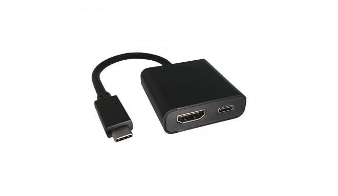 "ROLINE Display Adapter USB Typ C - HDMI + 1x Typ C PD ST/BU"
