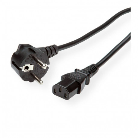 "ROLINE Netzkabel gerade IEC-Buchse schwarz 3m"