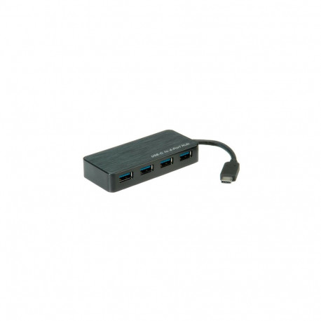 "ROLINE USB 3.2 Gen 1 Hub 4fach Typ C Anschlusskabel"