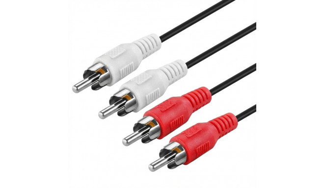 "ROLINE CINCH-KABEL.ROT.2.5M"