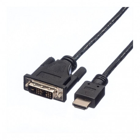 "ROLINE DVI KABEL.DVI-HDMI.1.5M"