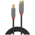 "LINDY USB 3.0 Kabel Typ A/B Anthra Line M/M 1m"