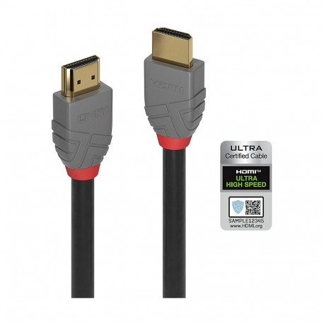 "LINDY HDMI Kabel Ultra High Speed 2m, Anthra Line"