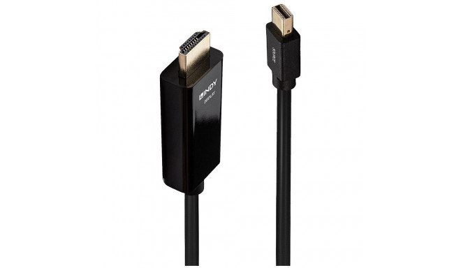 "LINDY Mini-DisplayPort an HDMI Kabel 4K30 (DP: passiv) 3m"