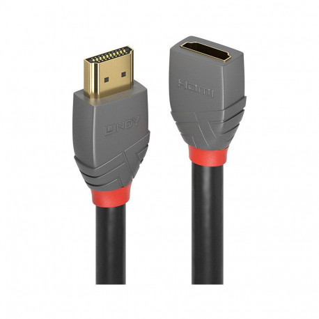 "LINDY HDMI 2.0 Verlängerungskabel 2m, Anthra Line"