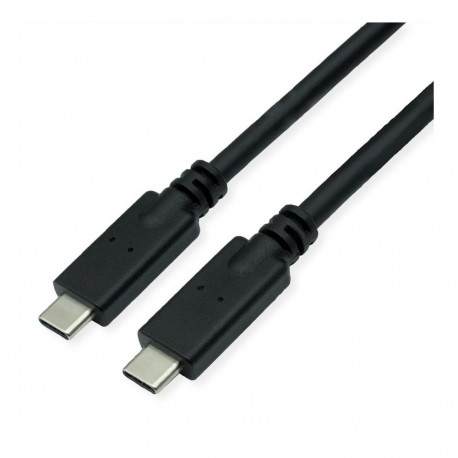 "ROLINE USB 3.2 Gen 2 kompatibles Kabel C-C ST/ST 10Gbit/s Emark 100W schwarz 3m"