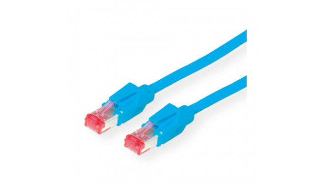 "DTWYLER Patchkabel Cat.6 (Class E) S/FTP, CU 7702 flex LSOH, Hirose TM21, blau, 2 m"
