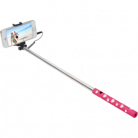 "Ultron Selfie-Stick Hot Shot pink white heart"