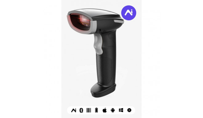 "inateck Barcodescanner 21 AI gray [BCST-21-AI_gray]"