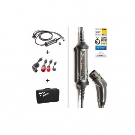 "Juice Technology JUICE BOOSTER 2 Traveller Plus EV Set (EU) (anthrazit/schwarz, 1,4 - 22 kW, 3,1 Me