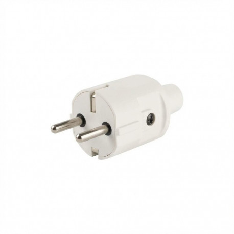 "ABL 100000047 Compact Stecker. SCHUKO & fr-be. TPE. weiß. IP20. Typ 1505"