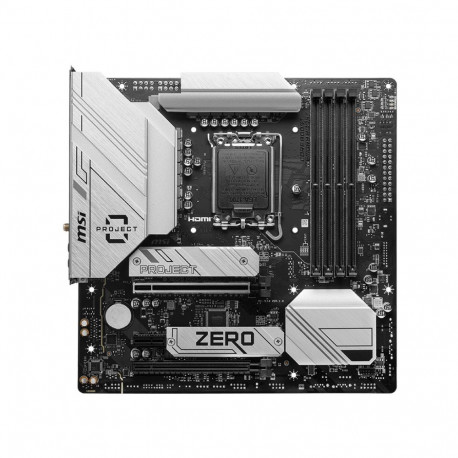 "MSI B760M PROJECT ZERO (B760,S1700,mATX,DDR5)"