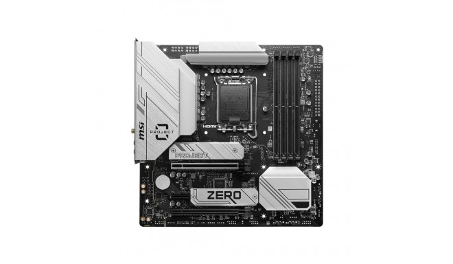 "MSI B760M PROJECT ZERO (B760,S1700,mATX,DDR5)"