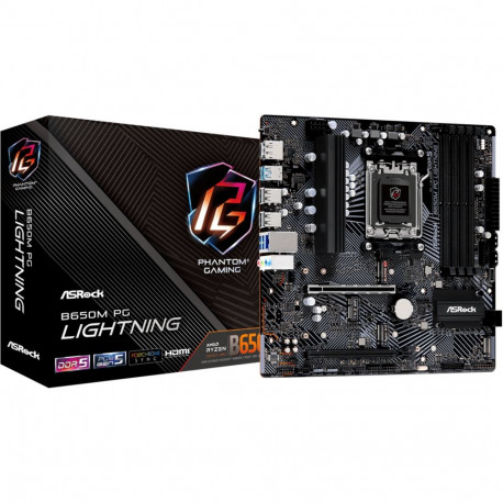 "ASRock B650M PG Lightning AM5 mATX HDMI/DP DDR5"