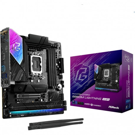 "ASRock B860M Lightning WiFi 1851 mATX HDMI/DP/USB-C DDR5"