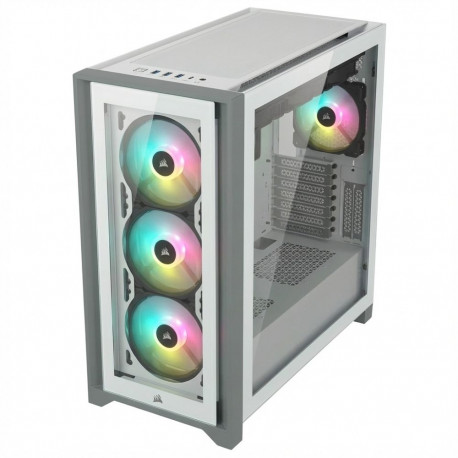 "Corsair iCue 7000X RGB White Full Tower Gaming Gehäuse mit Glas Seitenfenster"