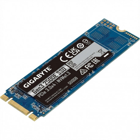 "GIGABYTE Gen3 2500E M.2 2280 SSD 500GB PCIe 3.0x4 NVMe1.3"
