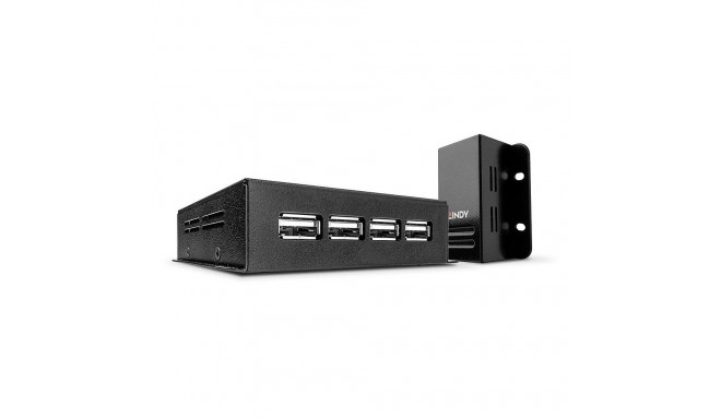 "LINDY Extender USB 2.0 Cat5 Power over RJ45 4 Port 50m"